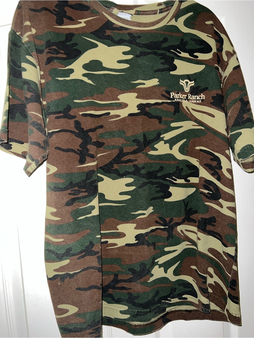 Hunter Camo Short Sleeve Tee in Green and Brown